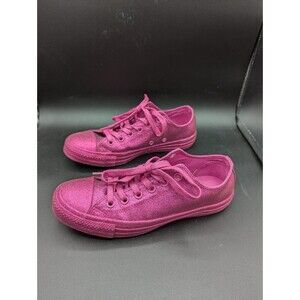 Converse Chuck Taylor All Star Fuchsia Glitter Shoes Womens 8 Mens 6 164550C